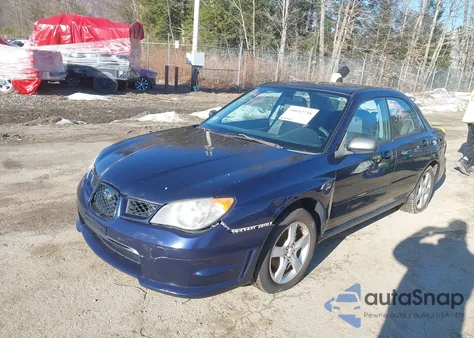2006 Subaru Impreza 2.5I z USA, uszkodzony, nr VIN JF1GD67646H507449